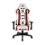 Cadeira Gamer Redragon Flamengo Glory FL807-W Oficial Licenciada Branco e Vermelho Couro Sintético Reclinação 175° Até 135KG - Imagem 1