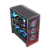 Gabinete Gamer Redragon Strafe Flow RGB Infernal Dragon Preto e Vermelho ATX Mid Tower Sem Fans CA-618B - Imagem 3