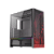 Gabinete Gamer Redragon Strafe Flow RGB Infernal Dragon Preto e Vermelho ATX Mid Tower Sem Fans CA-618B - Imagem 6