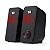 [SE] CAIXA DE SOM REDRAGON STENTOR GS500 LED VERMELHO 10W RMS ESTÉREO 2.0 P2 + USB - Imagem 1