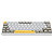 [SE] TECLADO MECÂNICO REDRAGON LAKSHMI 60% ABNT2 – AMARELO, BRANCO E CINZA (SWITCH MARROM) - Imagem 6