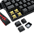 Teclado Magnético Redragon Fizz Magnetic+ 60% Preto RGB Switch AmberMag Linear ABNT2 8000 Hz com Alça Decorativa Ponto d - Imagem 7