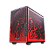 Gabinete Gamer Redragon Strafe Neo CA-617B Preto e Vermelho ATX Compacto Vidro Temperado - Imagem 1
