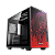 Gabinete Gamer Redragon Strafe Neo CA-617B Preto e Vermelho ATX Compacto Vidro Temperado - Imagem 7