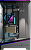 Gabinete Gamer Redragon View CA-622B Preto ARGB Mid Tower Vidro Temperado Curvo USB-C - Imagem 2