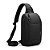 Sling Bag Redragon GB-125 Preta Capacidade 8.7 Litros Filme Nylon 900D com Compartimento para Tablets de até 10.9" - Imagem 6