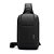 Sling Bag Redragon GB-125 Preta Capacidade 8.7 Litros Filme Nylon 900D com Compartimento para Tablets de até 10.9" - Imagem 1