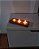 Porta Velas de Madeira Retangular para 03 velas - Imagem 2