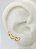 Brinco Ear cuff Corações - Imagem 1