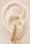 Brinco Piercing Ear Hook Geométrico Cravejado - Imagem 1