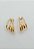 Brinco Ear Hook 3 Fios Martelado - Imagem 2