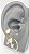 Brinco Argola Gota Frontal - Imagem 3