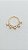 BRINCO PIERCING FURO ZIRCONIAS REDONDA - Imagem 1