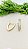 Brinco Argola Cravejada Oval/ Triangular G - Imagem 1