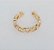 Brinco Piercing fake corações vazados BRLJ048 - Imagem 1