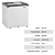 Conservador Refrigerador Plano Vidro Reto Deslizante Dupla Ação GHDE-220HCZ - Gelopar - Imagem 2