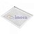 Assadeira Perfurada Aluminio 1 m/m 60x40x2 DOBRADA Codigo 000314 - Imeca - Imagem 1