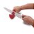 Amolador Afiador para Faca de Aço Inox 20,5Cm Triplo Vermelho AFF20 - Mundial - Imagem 1