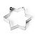 Kit 3 Peças Molde em Inox Cookie Estrela MC14150 - Gourmet Mix - Imagem 4