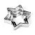 Kit 3 Peças Molde em Inox Cookie Estrela MC14150 - Gourmet Mix - Imagem 5