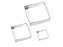 Kit 3 Peças Molde em Inox Cookie Quadrado MC14148 - Gourmet Mix - Imagem 3