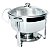 Rechaud Inox Redondo Tampa de Vidro 7,5L RRTV7 - Orcil - Imagem 1