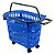CESTA 30L COM RODINHAS D-300 - DELLAPLAST - Imagem 3