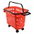 CESTA 30L COM RODINHAS D-300 - DELLAPLAST - Imagem 4