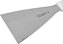 Espátula Reta 120 Mm Profissional Branco GX0226A - Gourmet Mix - Imagem 2