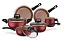 Conjunto de Panelas Flora TVT 6 Peças Cereja 8702 - MTA - Imagem 1