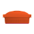 Roaster Laranja – com tampa 3.000ml - Germer - Imagem 2