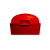 Roaster Vermelho – com tampa 3.000ml - Germer - Imagem 1