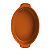 Forma oval P – laranja – Assar e Servir - Germer - Imagem 1