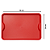 Bandejas Plastica 2,3 x 48 × 34cm S 400 Vermelha - Supercron - Imagem 2