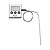 Termometro e Timer Digital c/ Sonda 7x7cm -50° à 300°C 5722 Weck - Imagem 2