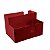 Porta-guardanapo e Sachês Casual 14,1 x 10,6 x 9,4 cm Vermelho Bold Coza 105030/465 Brinox - Imagem 1