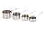 Conjunto Medidores (Xicaras 240 ml, 120 ml, 80ml e 60ml) Brinox 4 Peças Aço Inoxidável - Linha Top Pratic - Brinox - Imagem 1