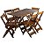 CONJUNTO DE MESA C/ 6 CADEIRAS 1,20X70 - INCOBEL - Imagem 1