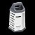 Ralador 6 Faces Brinox Top Pratic 20cm Inox 2204/328 - Imagem 2
