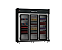 Expositor Conveniência Classic Bebidas 2,00mt 3 Portas 1333 Lts Preto 2153 - Polofrio - Imagem 1