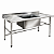 Mesa 95x70x9 com Cuba 80x60x50cm C/Tampo Inox 304 1,00mm Codigo 620042 - Cimapi - Imagem 1