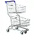 Carrinho de Compras 130L Duplo SUPRA Galvanizado - Amapa - Imagem 1