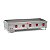 Chapa de Fritura a Gás Modelo Exportação 1,52m 19mm CHEXP1525-G19 - Red Chameleon - Imagem 1