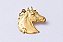 Pingente Cavalo Fosco Trabalhado 1,2g - Imagem 1
