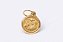 Pingente Medalha Batismo Trabalhado 0,6g - Imagem 1