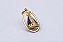 Pingente Nossa Senhora Oval Vazado Manto com Zircônias 1,0g - Imagem 1