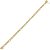 Pulseira Elo 3 por 1 Fina 2,3g 22cm - Imagem 1