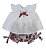 Bata Com Culote Menina Londres Roana - Estampado Vinho - Imagem 1