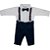 Conjunto Com Calça Menino Suspensório Roana - Marinho - Imagem 1