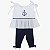 Conjunto Com Legging Menina Âncora Roana - Marinho - Imagem 1